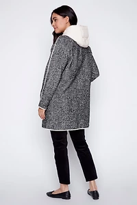 Herringbone fooler coat