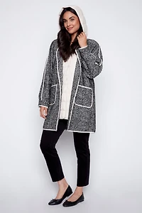 Herringbone fooler coat