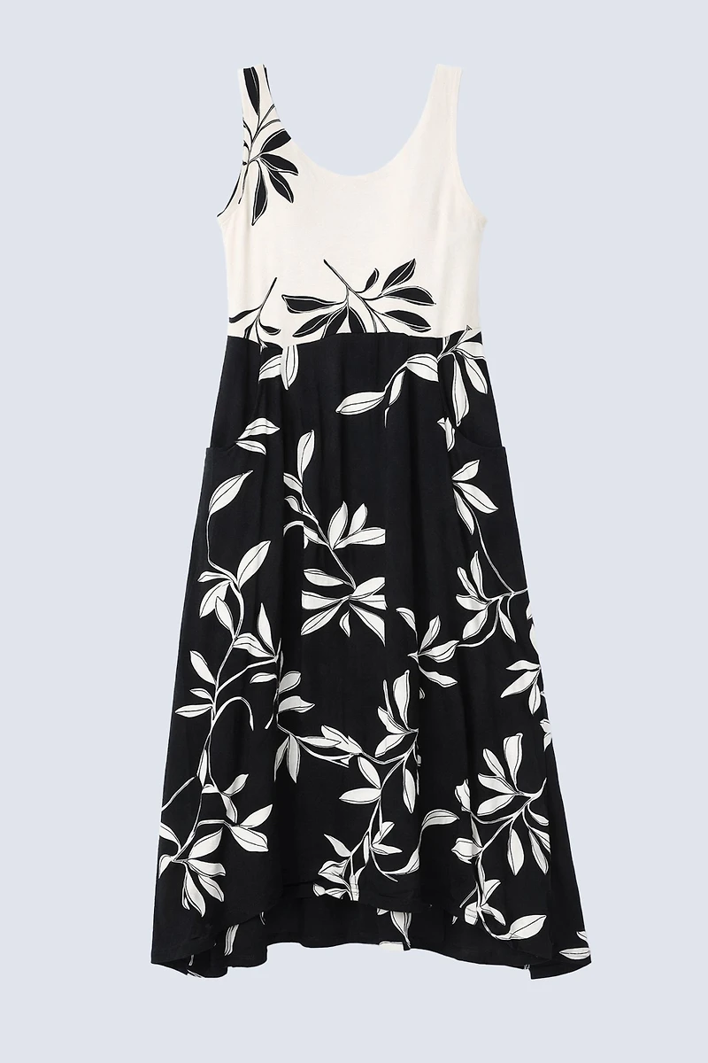 La robe en jersey imprimé