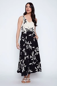 La robe en jersey imprimé