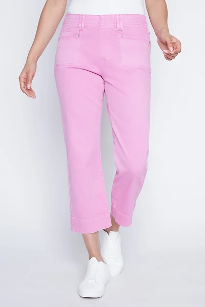 Le capri en denim coloré