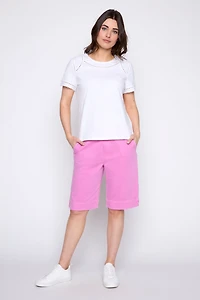 Solid cotton top