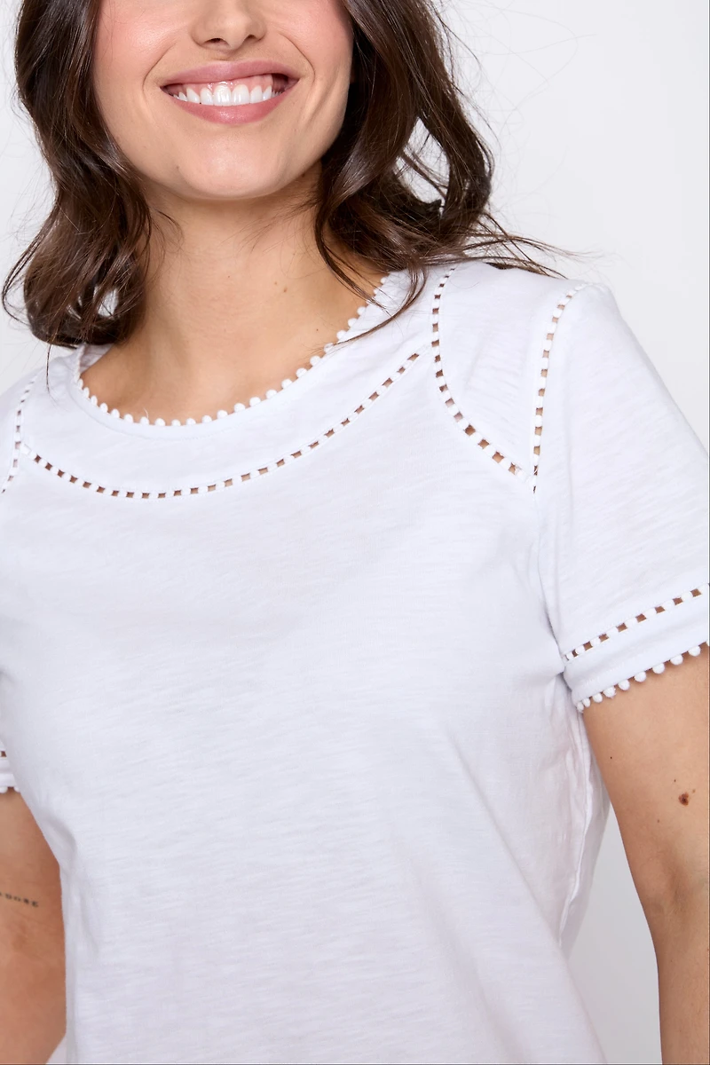 Solid cotton top