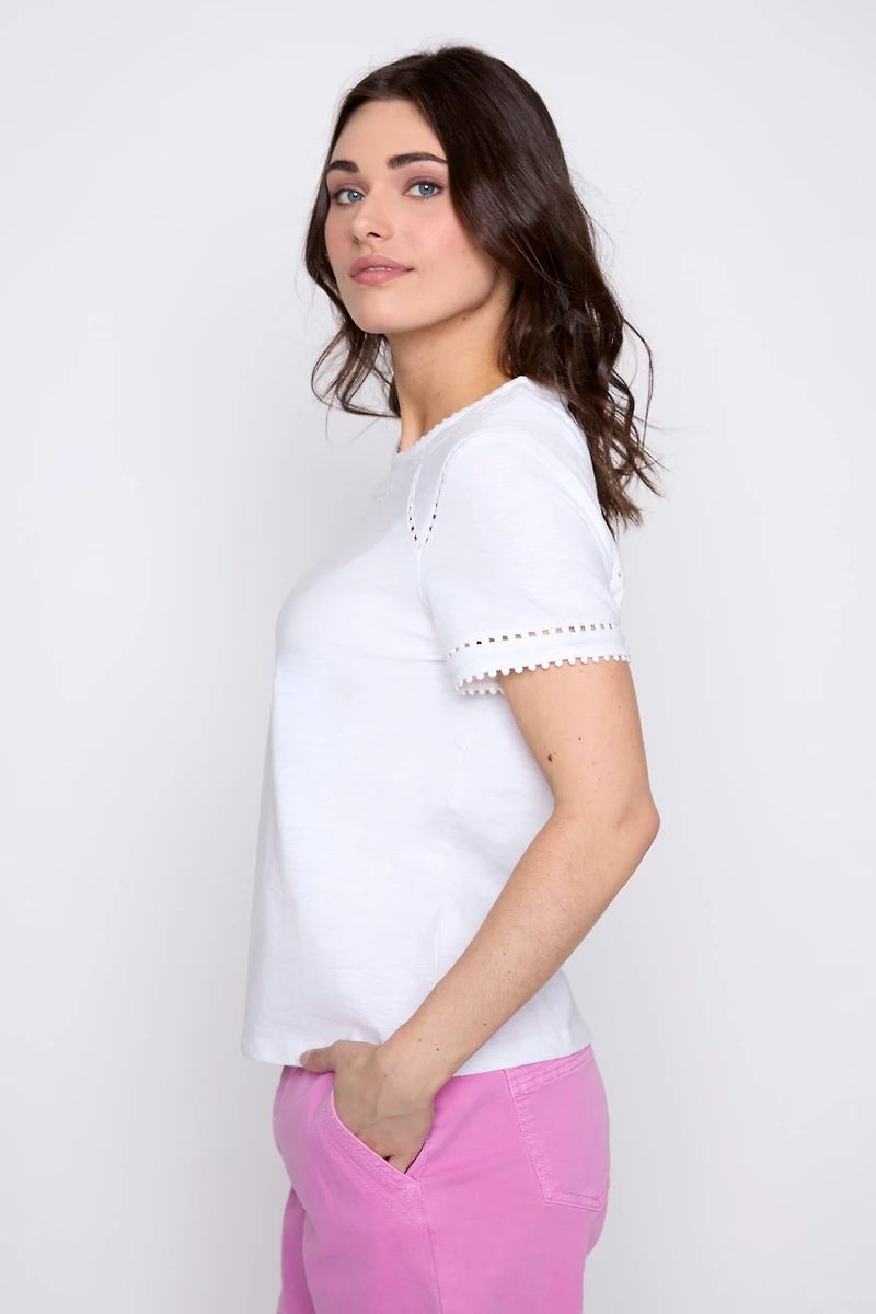 Solid cotton top