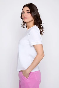 Solid cotton top