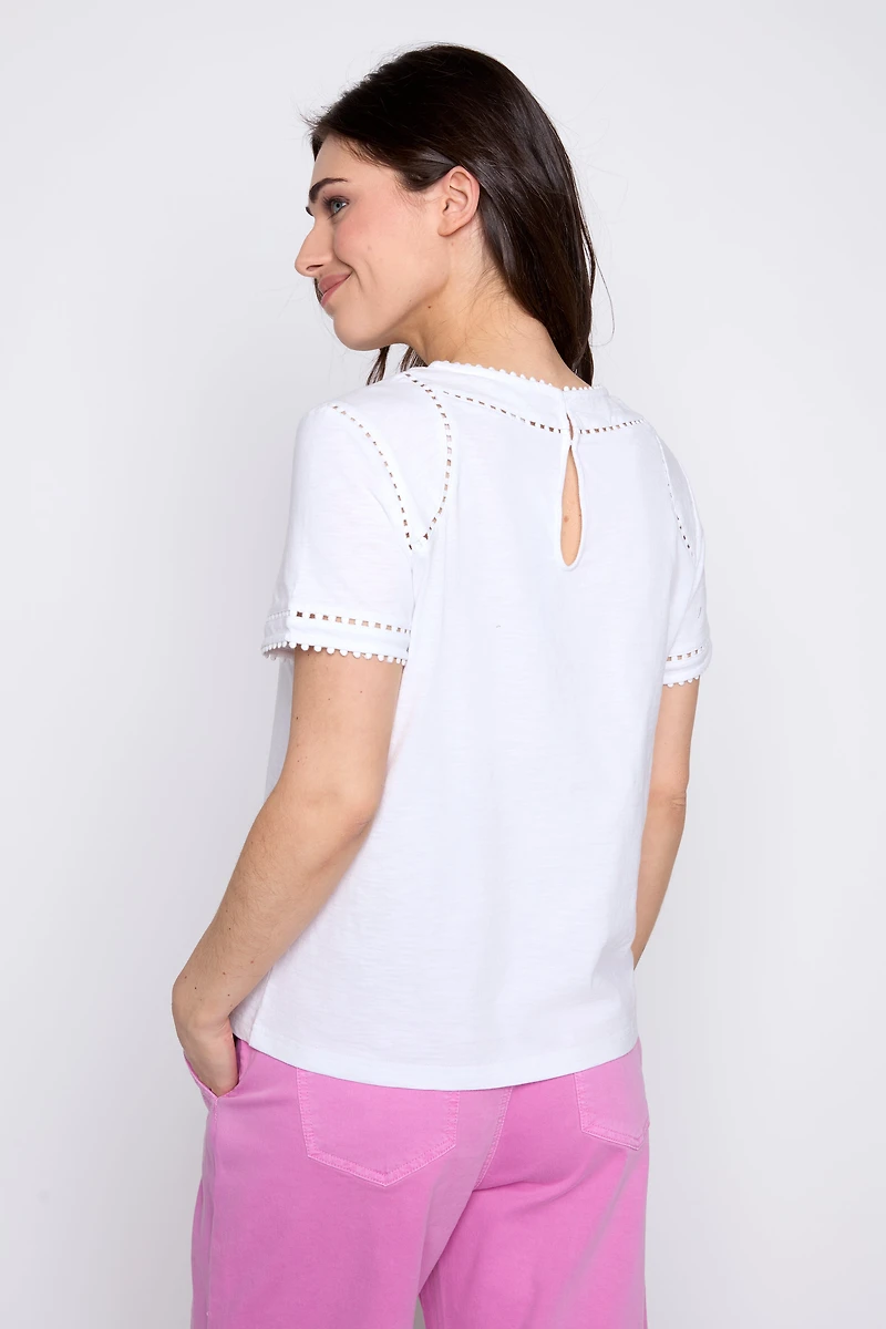 Solid cotton top