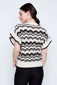 Le pull en coton rayé Missoni