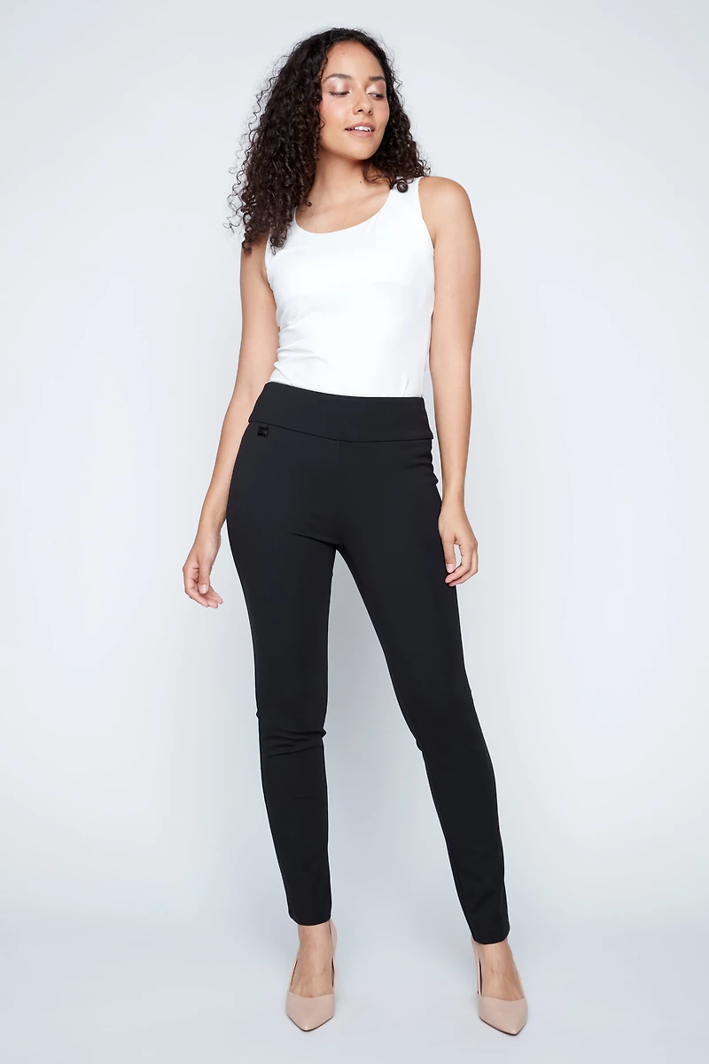 Slim leg ankle pant