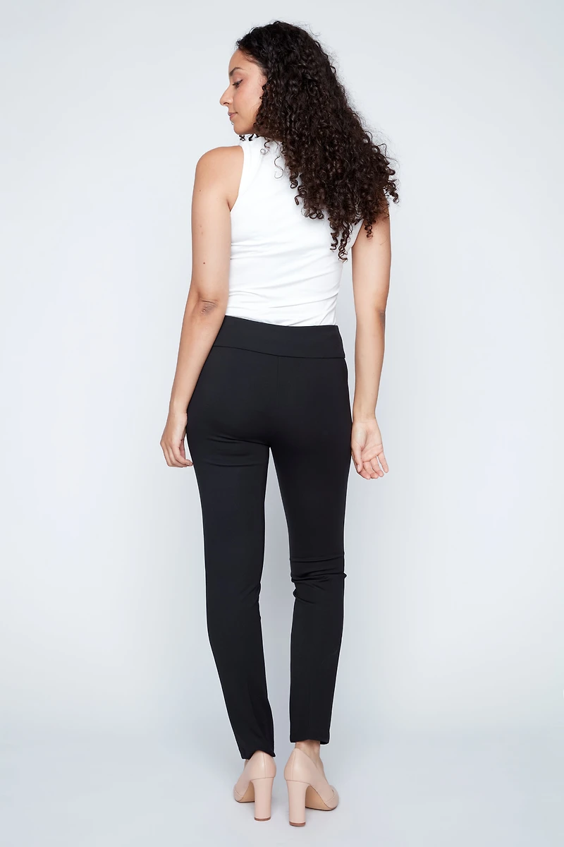 Slim leg ankle pant