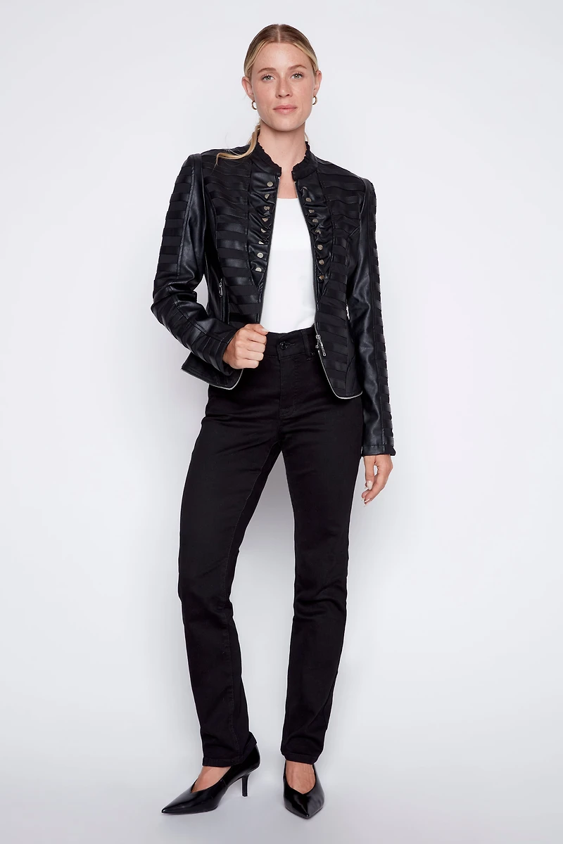 La veste amiral en similicuir