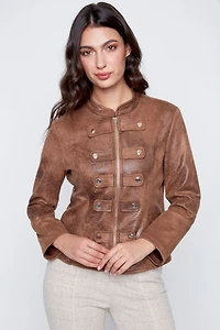 La veste amiral en daim