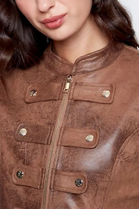 La veste amiral en daim