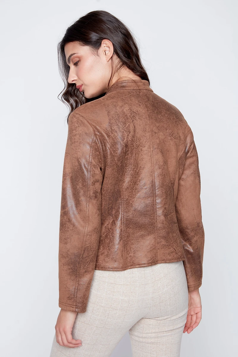 La veste amiral en daim