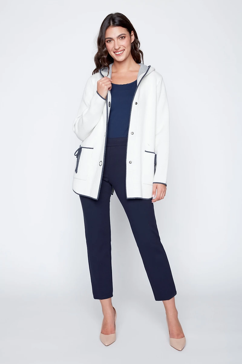 Criss cross detail cardigan