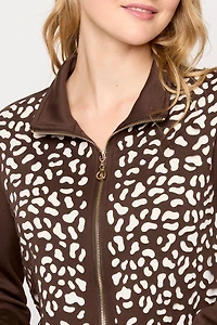 Laser Cut Zip Jacket