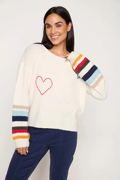 Heart Intarsia Sweater
