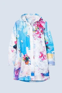Capri print raincoat