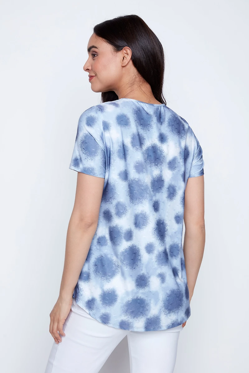 La tunique jacquard tie-dye