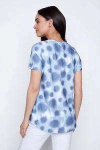 La tunique jacquard tie-dye