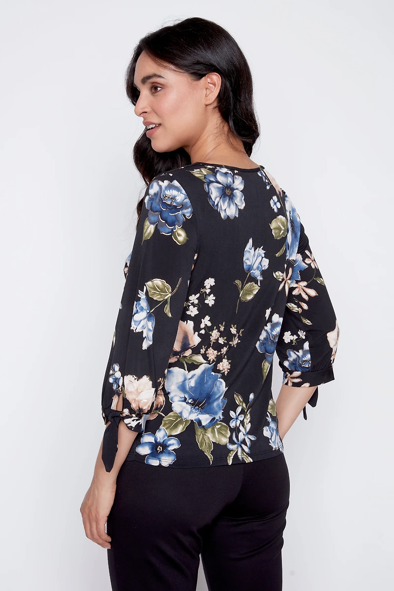 Beaded neck top