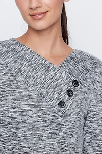 Two tone knit top
