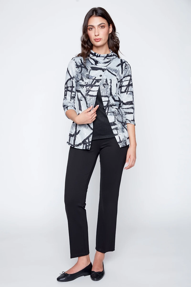Cowl neck sweater