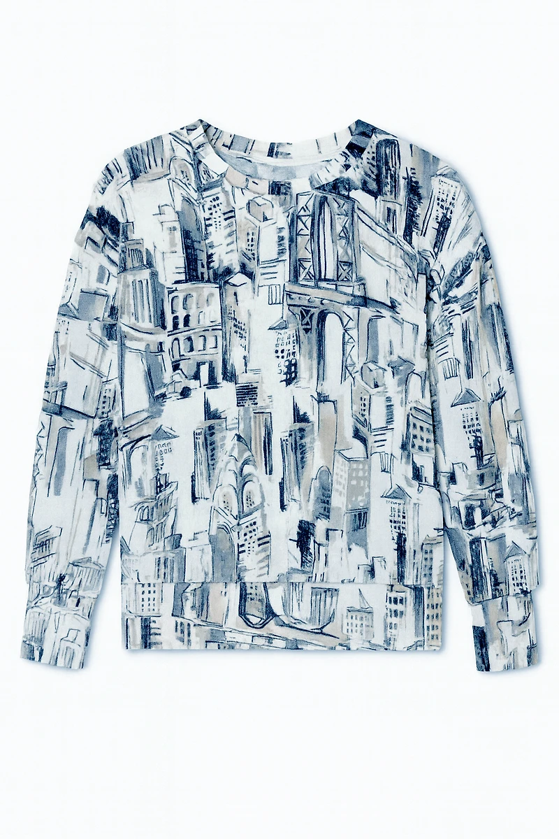 City print top