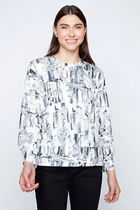 City print top