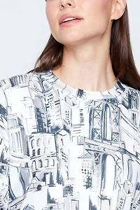 City print top