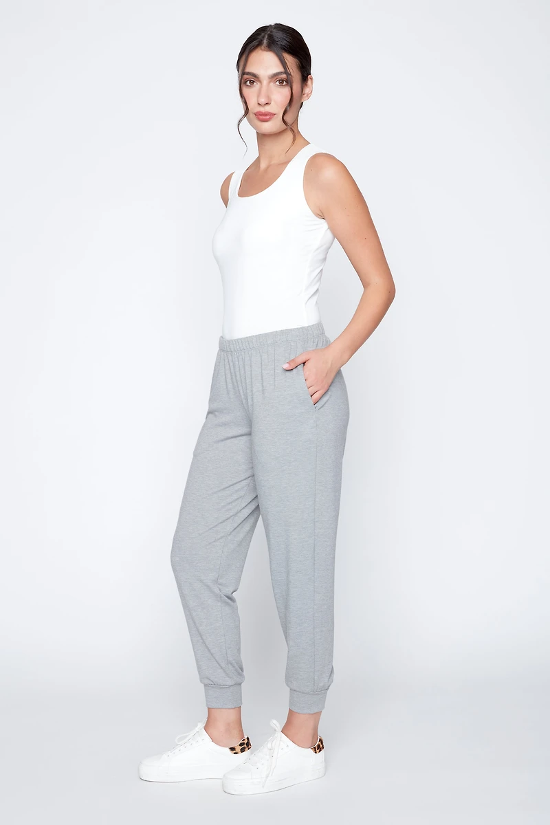 Le pantalon à enfiler en éponge français