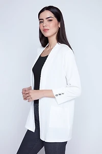 Textured cardigan with pockets