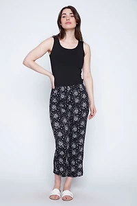 Le pantalon à motif pois noirs et blancs