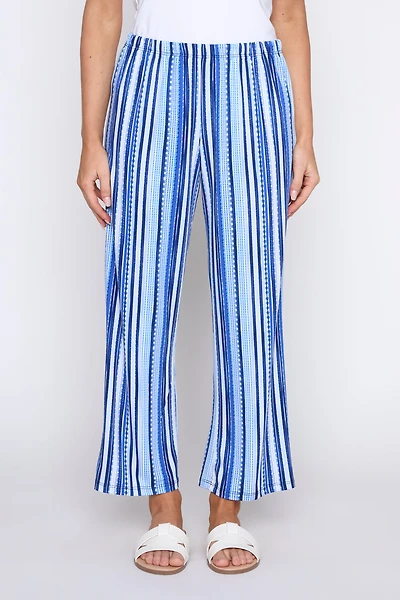 Blue stripe pant