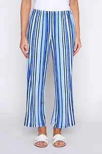 Blue stripe pant
