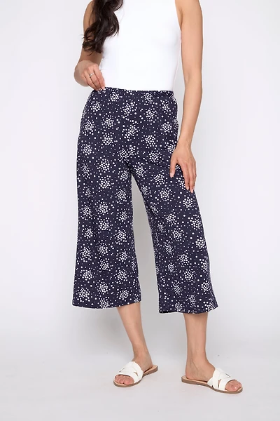 Le pantalon gaucho à motif pois