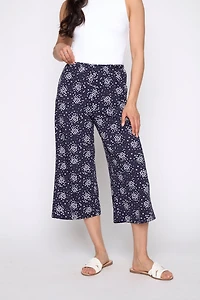 Le pantalon gaucho à motif pois