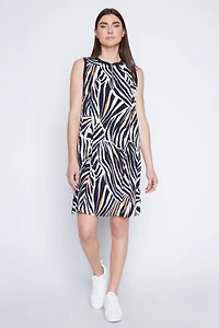 Printed A-line golf dress