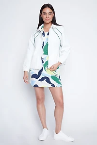 Classic nylon zip jacket