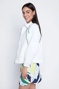 Classic nylon zip jacket