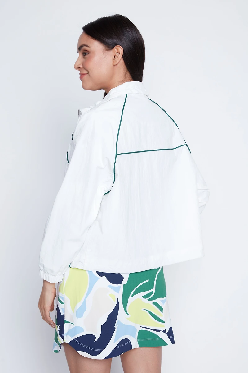 La veste classique en nylon à fermeture éclair