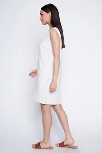 Linen blend dress