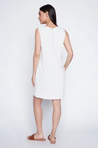 Linen blend dress