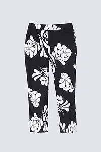 Floral print bengaline capri