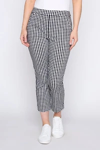 Gingham capri