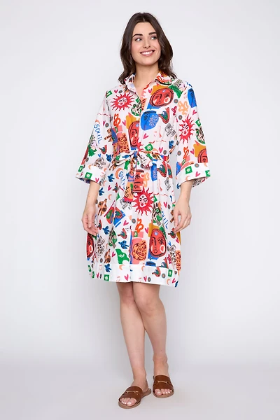 La robe chemise soleil et lune