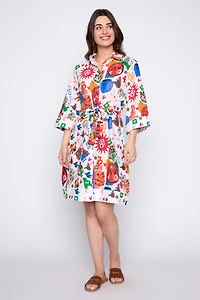 La robe chemise soleil et lune