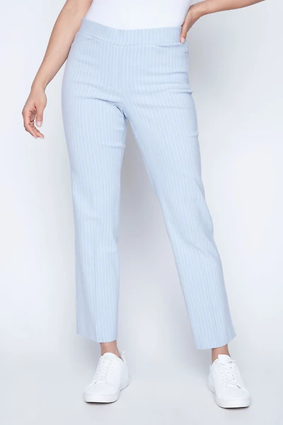 Straight leg stripe pant