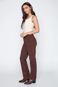 Le pantalon  jambe droit en velours côtelé