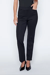 Stripe pdr straight leg pant