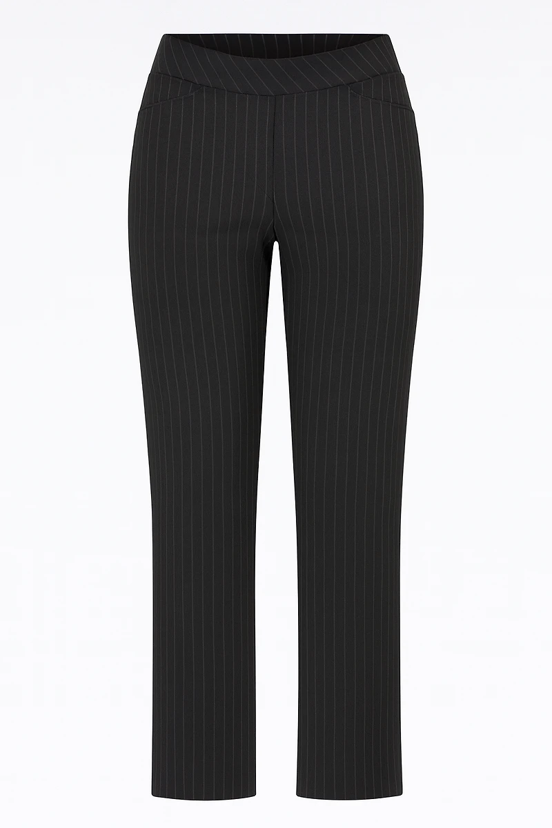 Stripe pdr straight leg pant